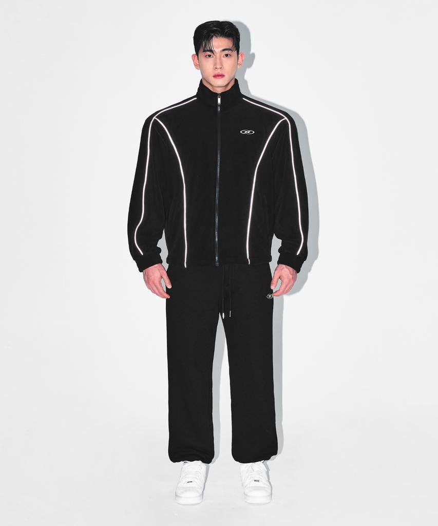 BORN TO WIN Chrome B Jogger Pants [Black]