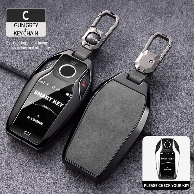 Zinc Alloy Car Remote Key Case Cover Shell For BMW 5 7 Series G12 G11 G30 G32 G31 I8 I12 I15 G01 X3 G02 X4 G05 X5 G07 X7 Car Bag