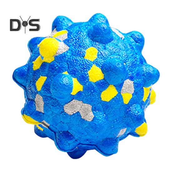 Indestructible Dog Chew Toy Tough Dog Teething Ball for Aggressive Chewers Interactive Popcorn Bouncy Balls for Large Medium Small Dogs