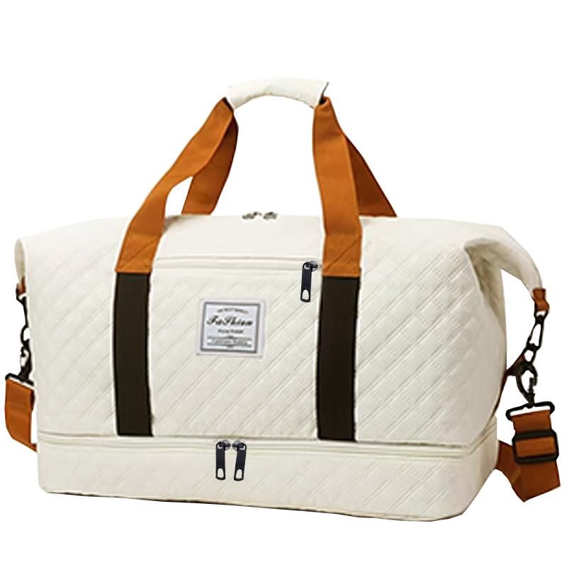 Quilted Travel Duffle Bag Casual Single Shoulder Bag for Vacation Trip Gym Daily Luggage Festival Gifts