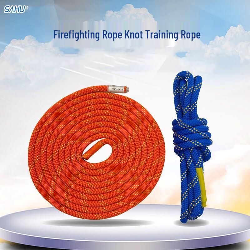 Firefighter Knot Tying Static Rope