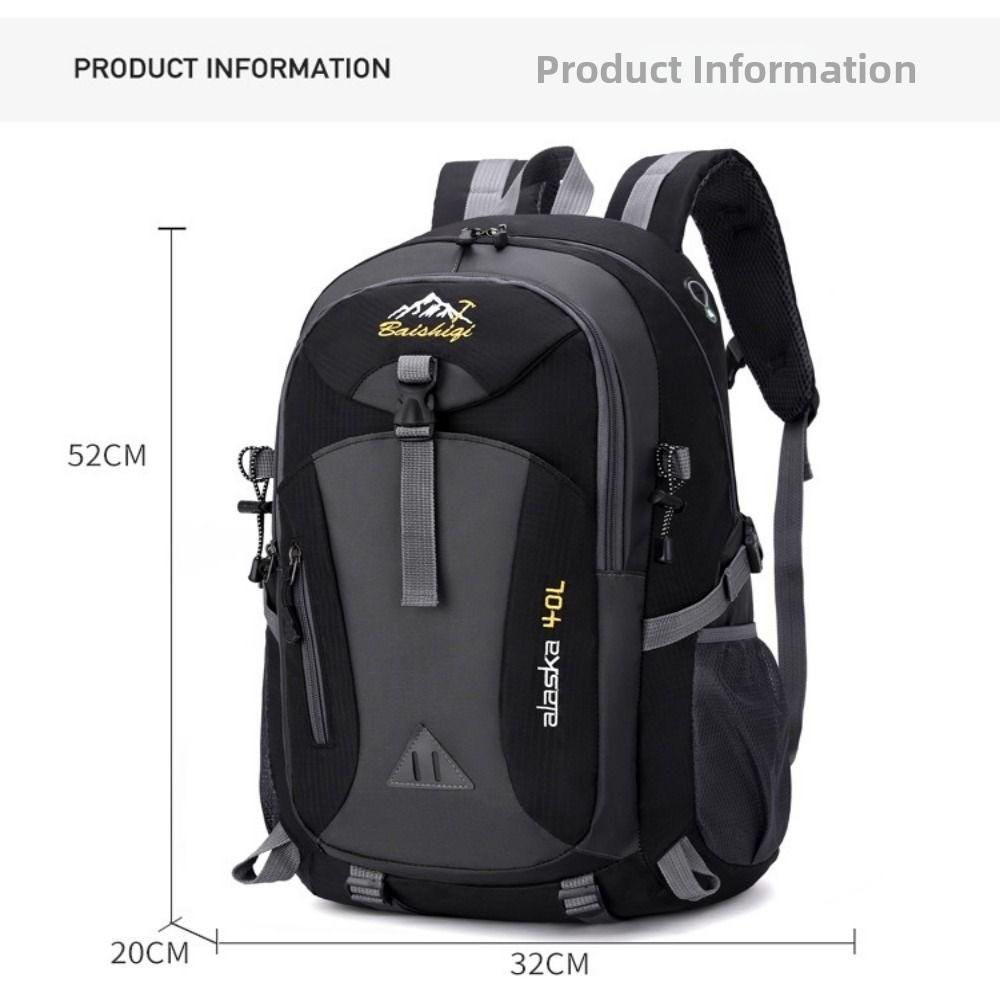 40L Hiking Backpack Waterproof Camping Outdoor Hiking Backpack Mountaineering Bag for Men Women