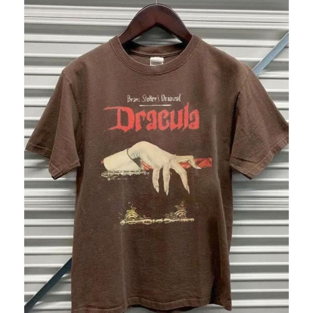 Vintage Halloween Dracula T Shirt, Movie Poster Vampire Shirt Unisex T-Shirt XXXL