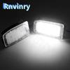 Pour Volvo S60 S80 V70 MK2 01-06 XC70 MK2 01-06 XC90 MK1 03-06 : Éclairage LED blanc sous rétroviseur latéral sans erreur