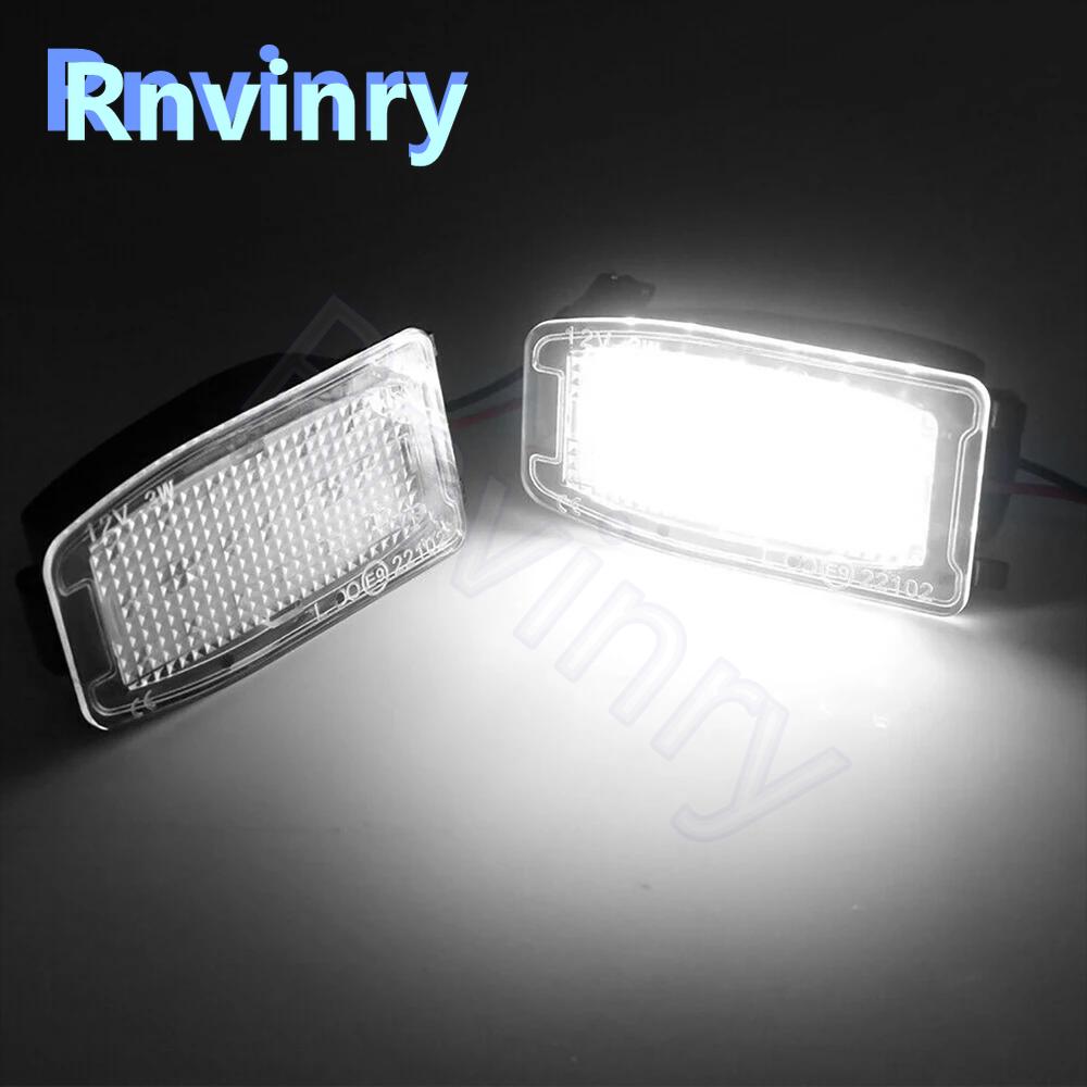 Pour Volvo S60 S80 V70 MK2 01-06 XC70 MK2 01-06 XC90 MK1 03-06 : Éclairage LED blanc sous rétroviseur latéral sans erreur