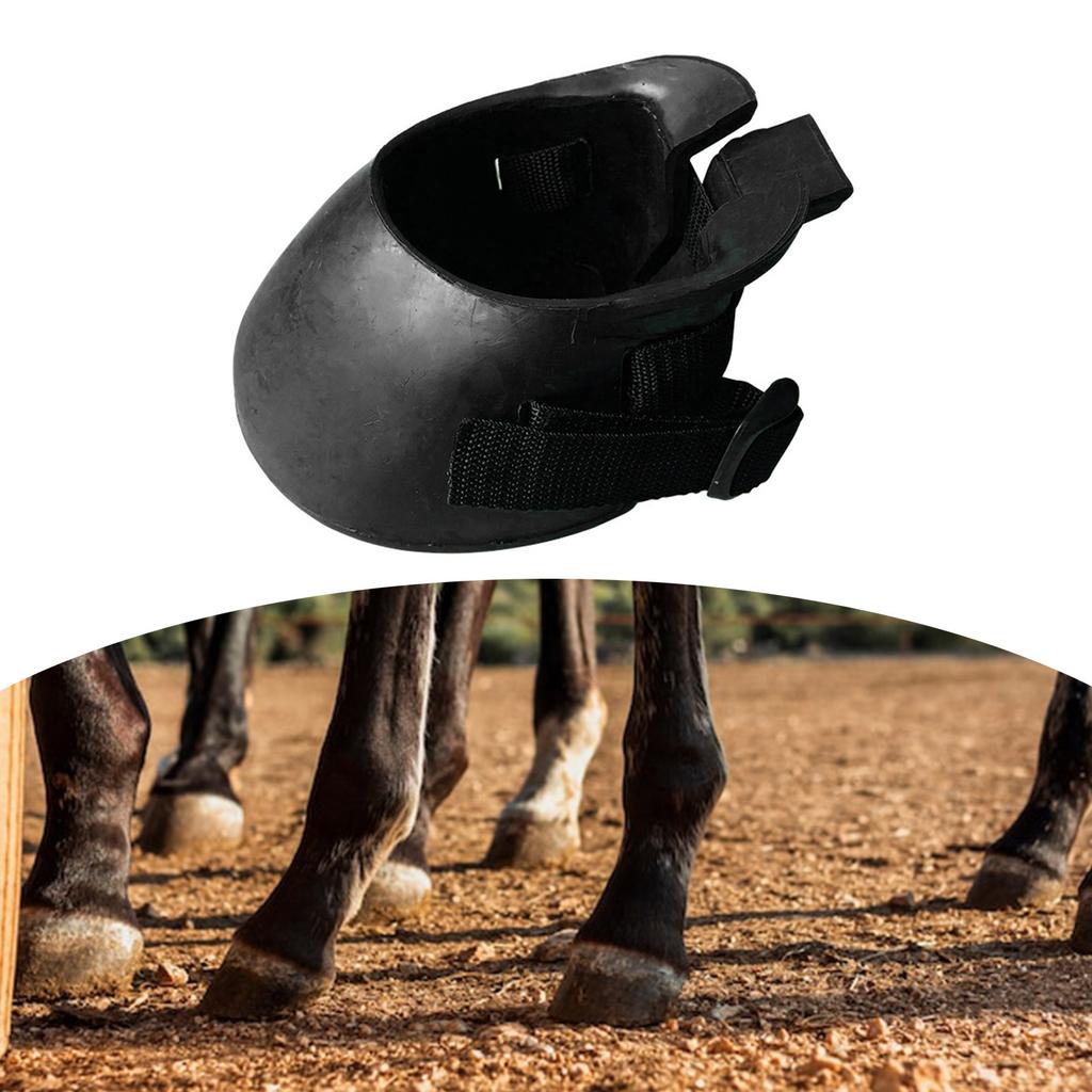 1 Pair Horse Hoof Protective Gear and Training Equipment, Horse Hoof Boot, Equine Boot, Over Reach Boot for Horses