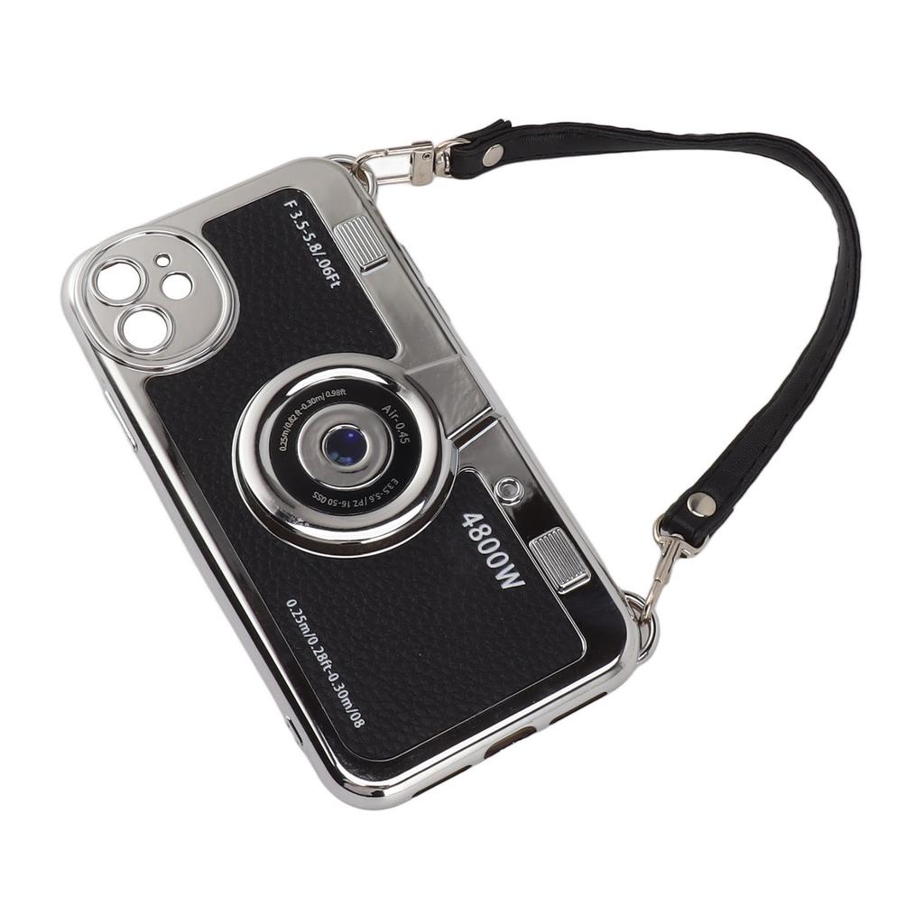 Emily in Paris Handyhülle Niedliche 3D Vintage Kamera Handyhülle Hülle mit Lanyard für Männer Frauen Jungen