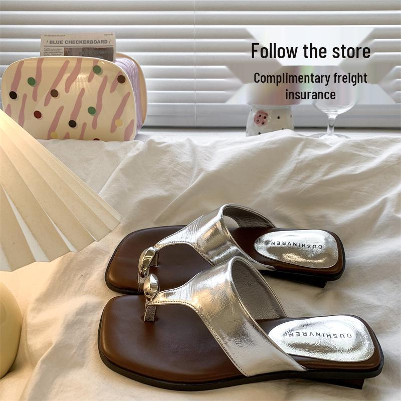 2025 Retro Women s Platform Toe-Loop Sandals – Trendy Summer Flip-Flops 35