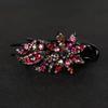 Shiny Rhinestone Hairpin Flower Leaf Duckbill Hair Claws Retro Hair Clips Accessories For Women Shinning Ponytail Headwear