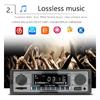1Din MP3 Car Radio Bluetooth Vintage Dual Knob Player Support FM AUX EQ SD Card 12V Multimedia Stereo Head Unit USB TF Player