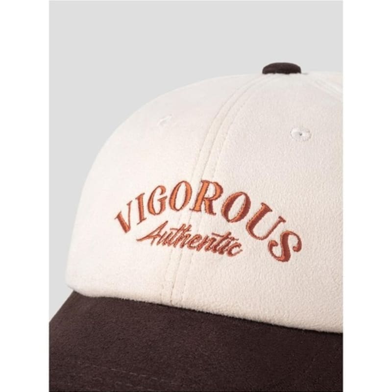 8seconds Zweifarbige Ballkappe aus Wildlederimitat Elfenbein (19598BWY20)