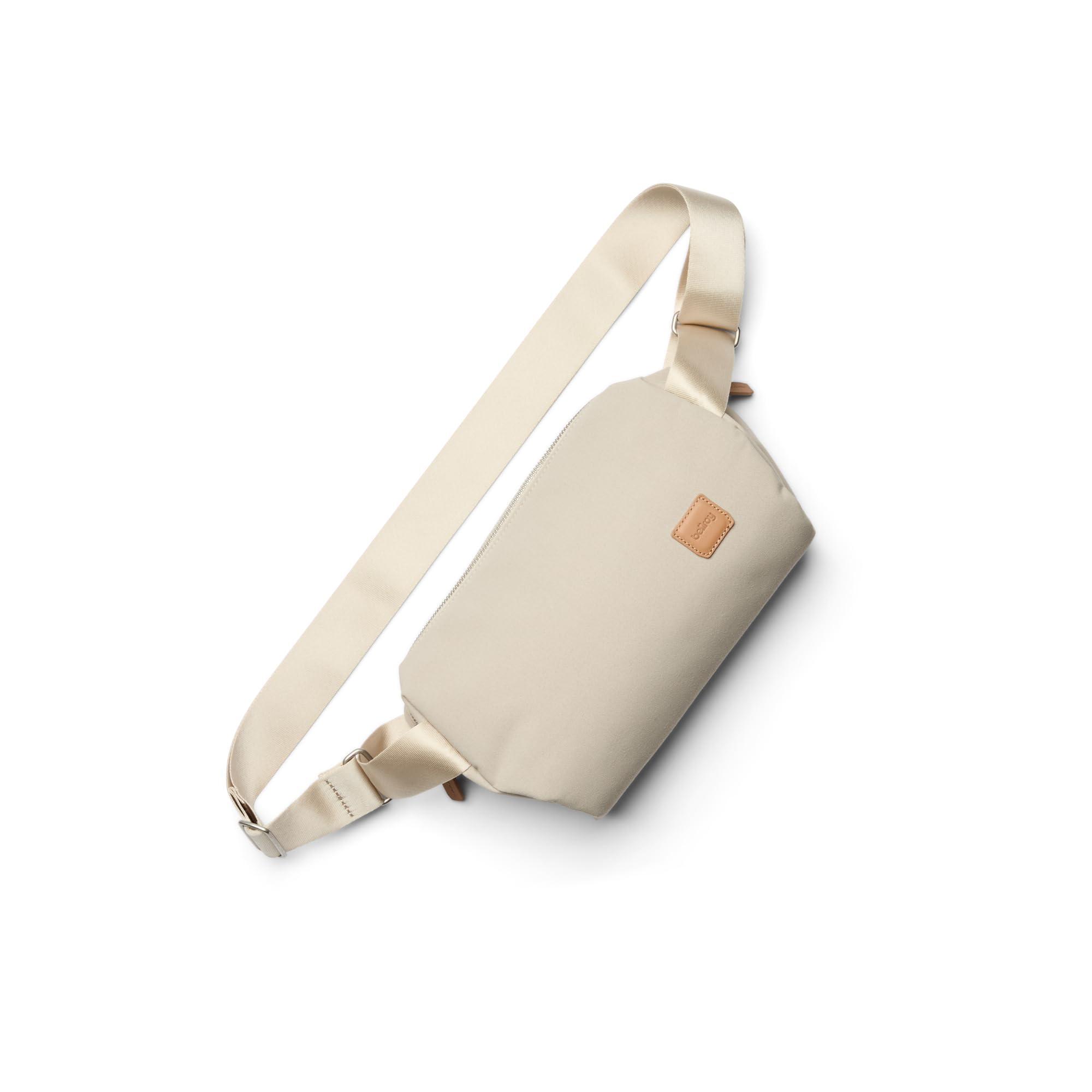 

Bellroy Classic a minimalist 5L body bag perfect for everyday Organized adjustable and Tahini Sling, use. storage, straps, expandable/compressible