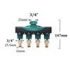 Brass 3/4 Inch Thread 2- Way Garden Tap Water Splitter Copper Y Irrigation Valve 5/8" Quick Connector Cranes Adapter 1pcs