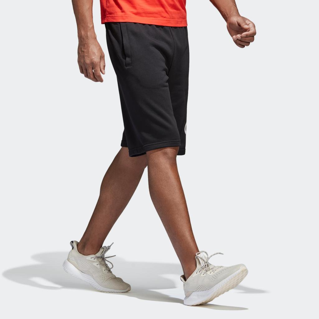 Adidas Letter Elastic Comfortable Five-Point Sports Shorts Men Shorts Black CF9562