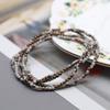 Matte Color Crystal Glass Beads 3mm 145pcs Round Loose Spacer Beads for Clothing Embroidery Decor Craft Making