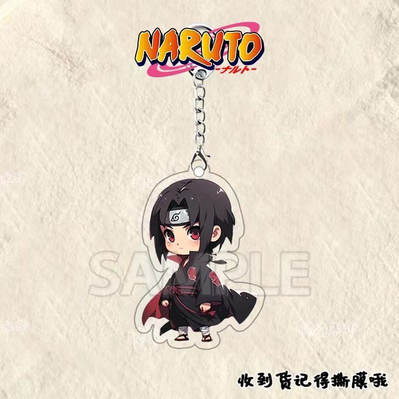 Anime Naruto Akrilik anahtarlık aksesuarları Uzumaki Naruto Çizgi Film Anahtarlık