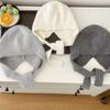 Ear Flaps Knitted Hat Keep Warm Ear Protection Hat New Winter Beanie Cap  for Women