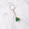 Crystal Christmas Tree Pendant Keychain Charm - Festive Accessory & Gift