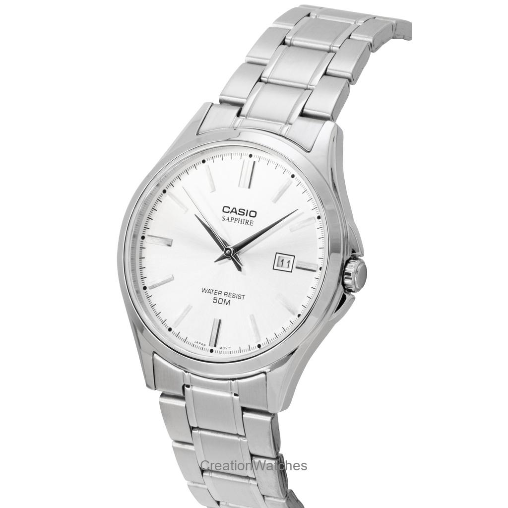Casio Standard Analog Stainless Steel Silver Dial Quartz MTS-115D-7AV Men's Watch