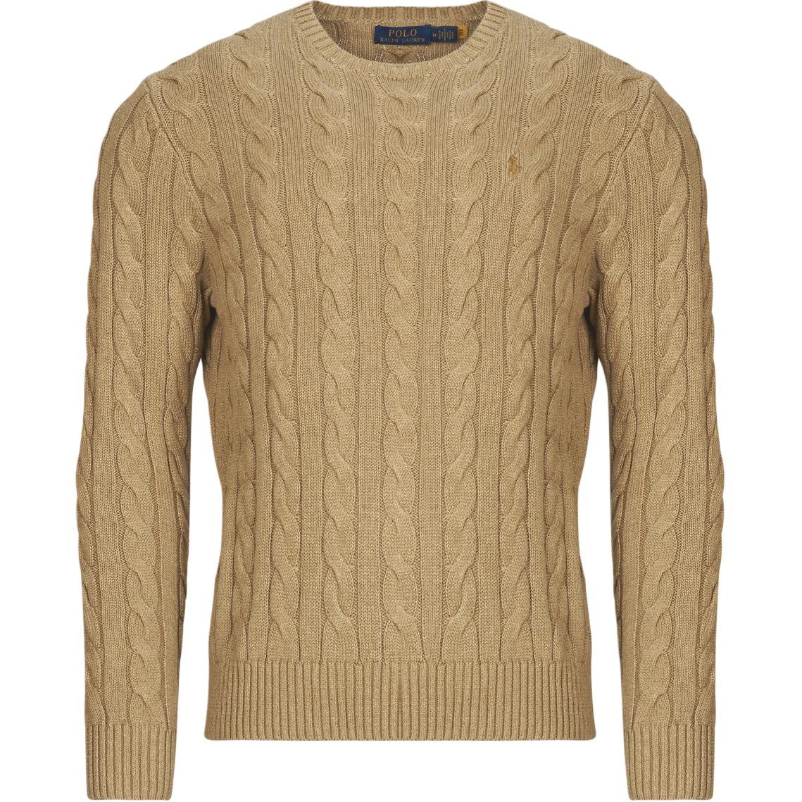 

Polo Ralph Lauren FW25 Solid Color Small Pony Logo Embroidered Crew Neck Pullover Sweater Men sweater 710686746-008 S