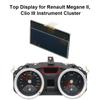 Top LCD Screen Display for Renault Megane II, Clio III Instrument Cluster Pixel Repair