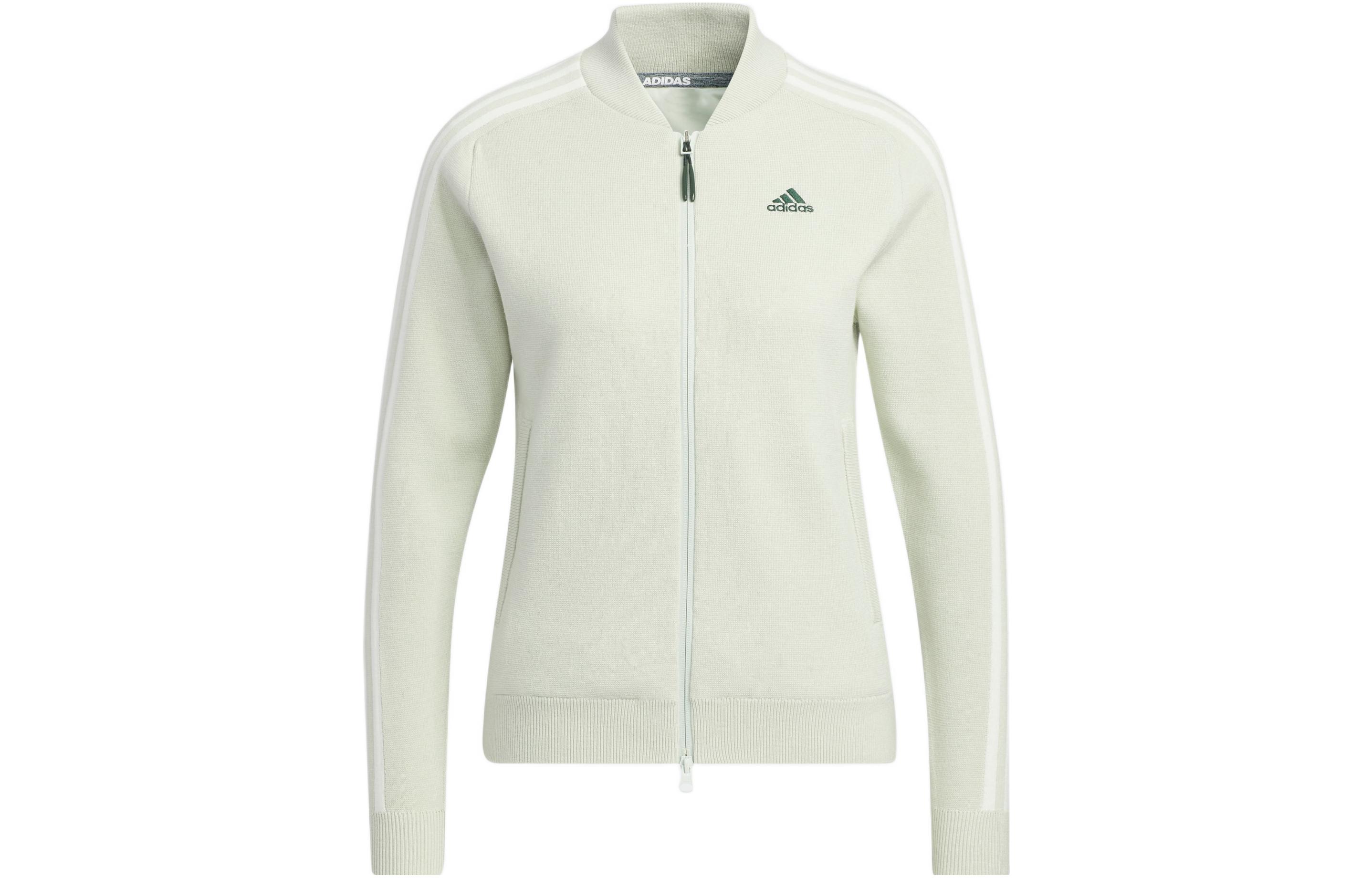 Adidas Jackets Women s Light Green Stand Collar Moderate Other HG8248 XS
