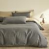 Elegant 3D Jacquard Cotton 4-Piece Bedding Set for Dorms