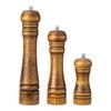 5/8/10 Inch Salt and Pepper Mills Solid Wood Spice Grain Grinder with Adjustable Ceramic Grinding Core Kitchen Tools