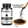 Black Cumin Seed Oil Extract, Pure Virgin Cold-Pressed, Boosts Immunity and Promotes Digestion