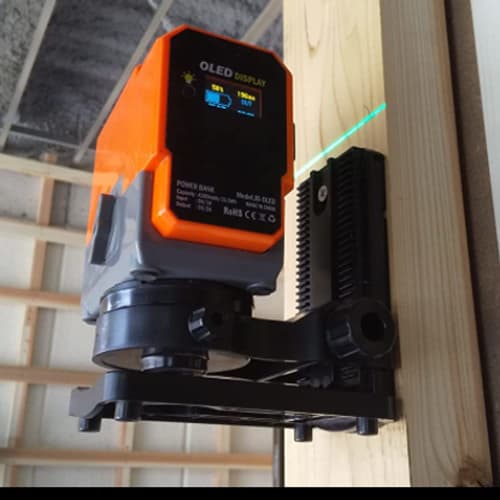 Danpon Magnetic Clamp Wall Bracket for Laser Levels, Lightweight Ceiling Holder with Magnet, Adjustable Height, 360 Rotation and Fine Adjustment, Fix