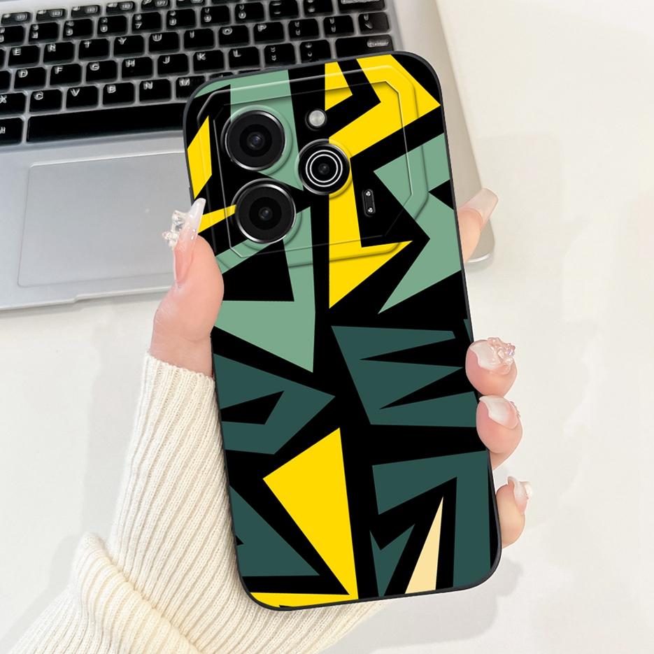 For Tecno Pova 6 Pro 5G Case LI9 Stylish Art Painted Cover Soft Silicone Phone Cases For Tecno Pova 6 Pro Pova6 5G Fundas Bumper