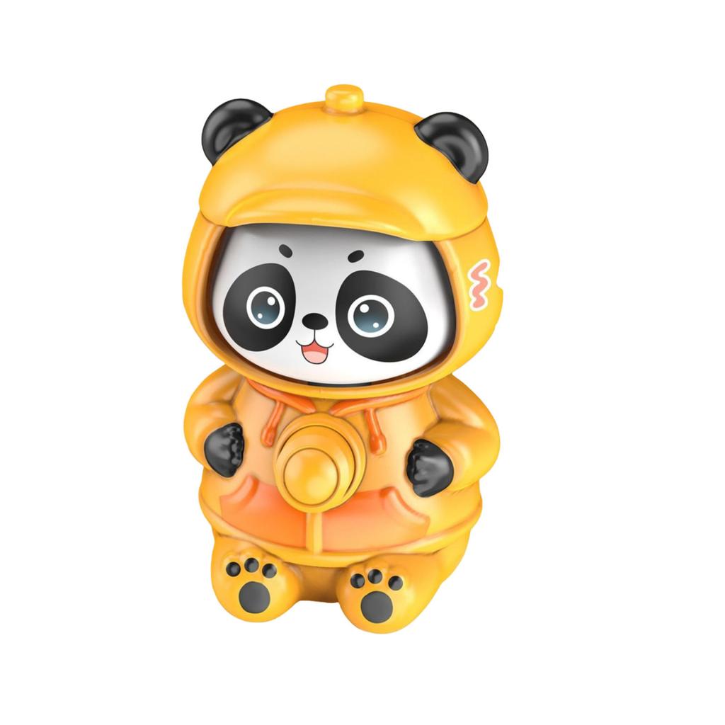 Lovely Panda Face Changing Doll Keychain Charm Fun And Eye Catching Designs Keyrings Accessory For All Ages