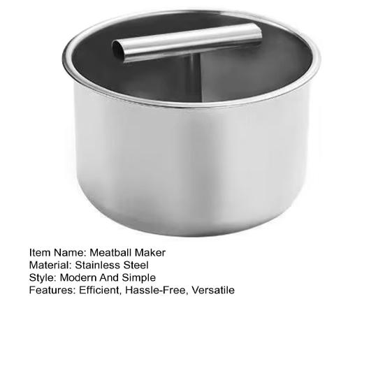 Stainless Steel Meatball Maker 6/12 Balls Manual Meat Baller Machine Kitchen Extruded Meatball Making Press Easy Clean Meatball Making Tool