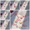 Resin Bunny Carrots Keychain Bunny Carrots Rabbit Tulip Keyring  Lucky Friendship Gift