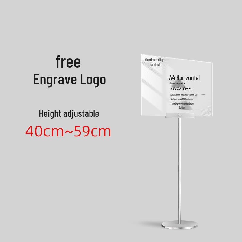 Aluminum Poster Stand for Store Promotions - Manager's Pick for New Arrivals