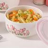 Heyu Large Ceramic Food Storage Bowl with Lid, Gift Set