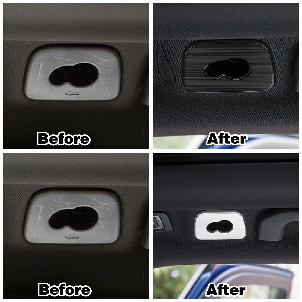 For Volvo XC60 2018 2019 2024 Roof Hook Frame Cover Trim Stainless Steel Auto Accessories Decoration Sticker