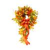 Fall Wreaths For Front Door Outside Garland Autumn Scene Decor Farmhouse Wreath Ornaments Home Patio Thanksgiving Decorations