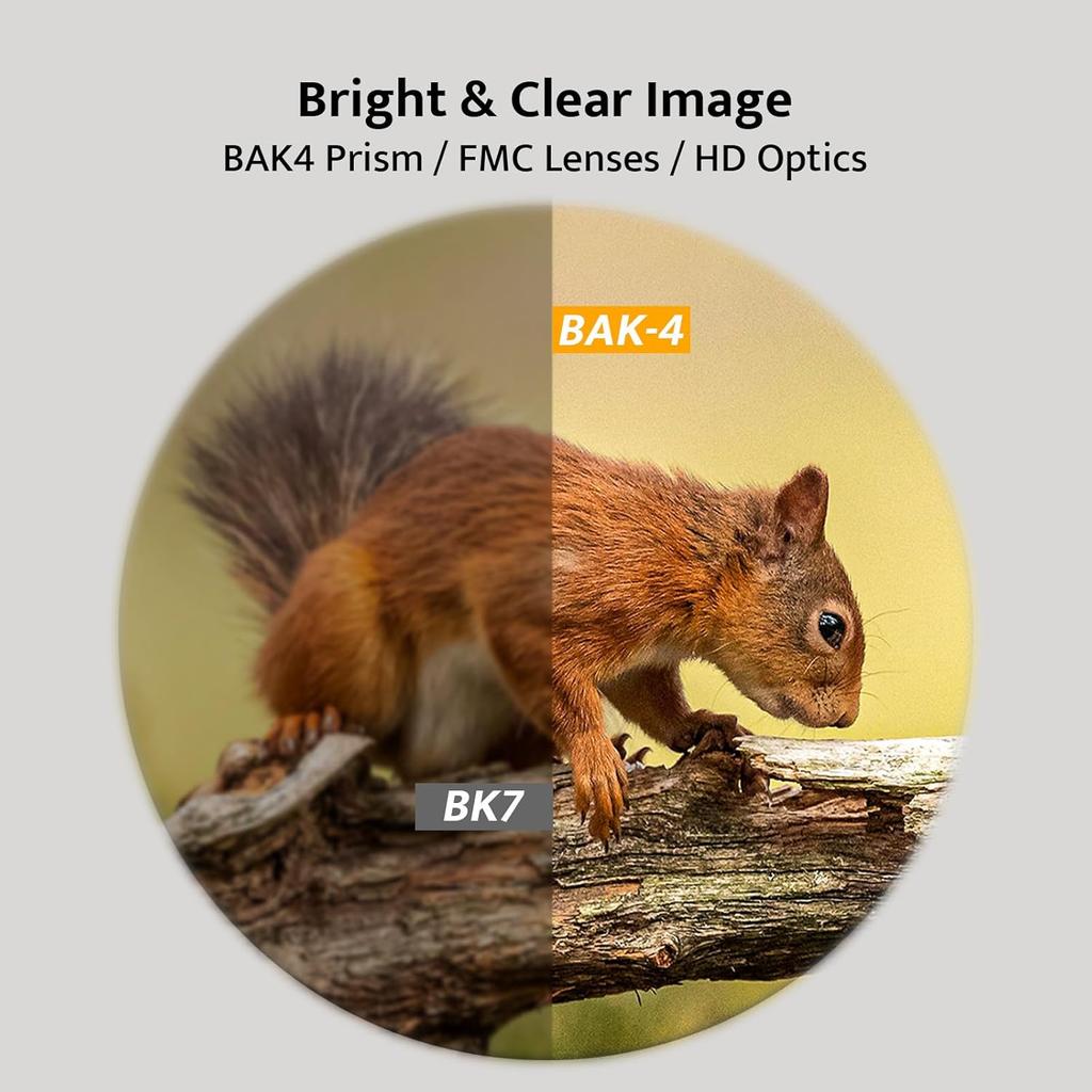 usogood 12x42 Binoculars for Adults High Powered with Upgraded Tripod and Phone Adapter - HD Easy Focus Compact Binoculars for Bird Watching Travel