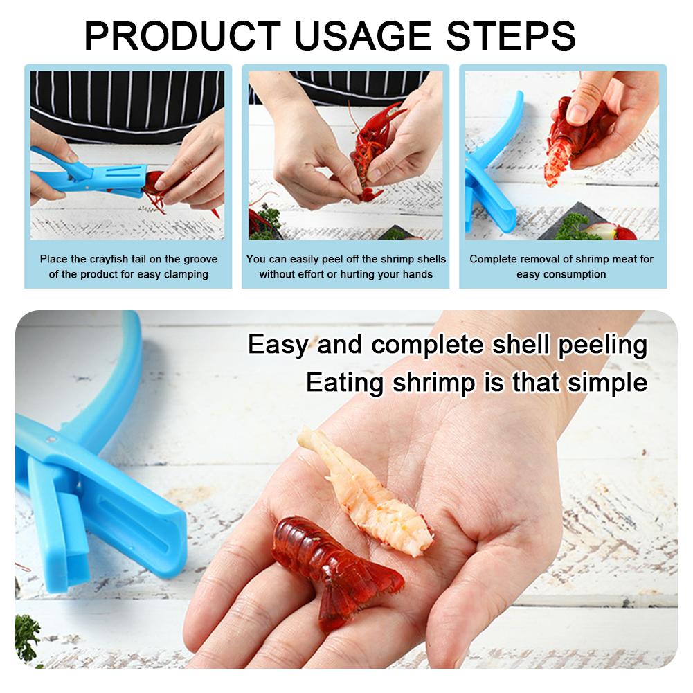 Crawfish Sheller Seafood Tool Shrimp Peeler Efficient Manual Lightweight Crayfish Sheller Portable Crayfish Shelling Tool