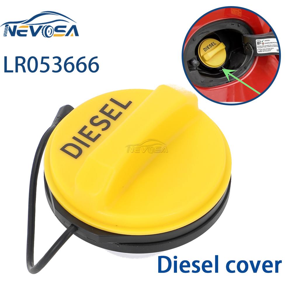 Diesel Cover Fuel Tank Filler Cap Cover For Land Rover LR3 LR4 Discovery 3 4 5 Range Rover Evoque Range Rover Jaguar XF LR053666 Diesel cover