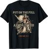 NEW LIMITED Put On The Full Armor Of God Christian Religious Quote T-Shirt