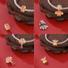925 Silver Lantern Chinese Knot Charms New Year's Traditional Beads Fit 3mm 925 Exquisite Bracelets Fashion DIY Jewelry Gifts