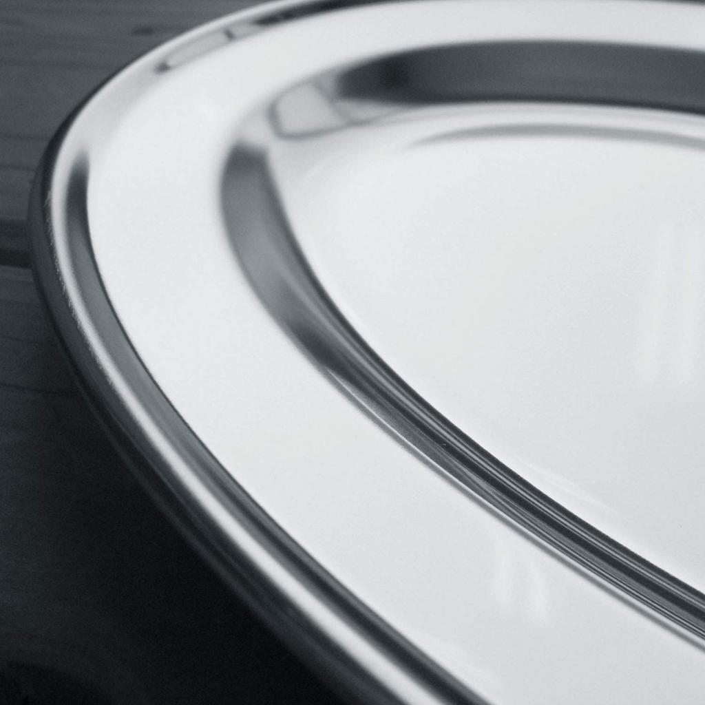 Nagao Tsubame-Sanjo Oval Plate, 12 inches (30cm), 18-0 Stainless Steel, Made in Japan, 92112