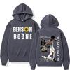 Benson Boone Hoodies Fireworks & Rollerblades 2024 Tour Pullover Herren Damen Mode Langarm Oversized Sweatshirt Fangeschenk