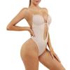 Sling Bra Transparent Bodysuit with Detachable Straps - Evening Shaper Corset Lingerie