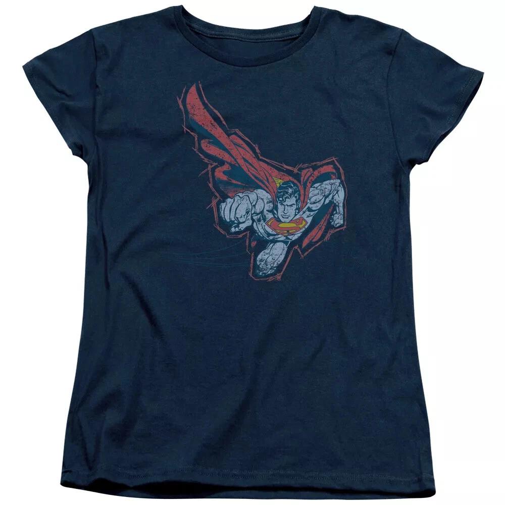 Superman  Scribble & Soar  Women s T-Shirt M
