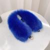 Winter Plush Thickened Warm Imitation Fox Hair Snap Button Scarf Versatile Women's Imitation Fur Scarf