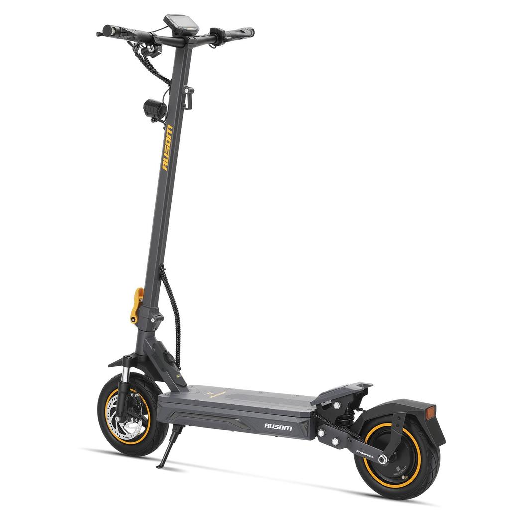 Folding Electric Scooter Ausom K20 1100W Peak Single Motor 648Wh Battery Capacity 20 km/h Default Top Speed 70 km Max Range