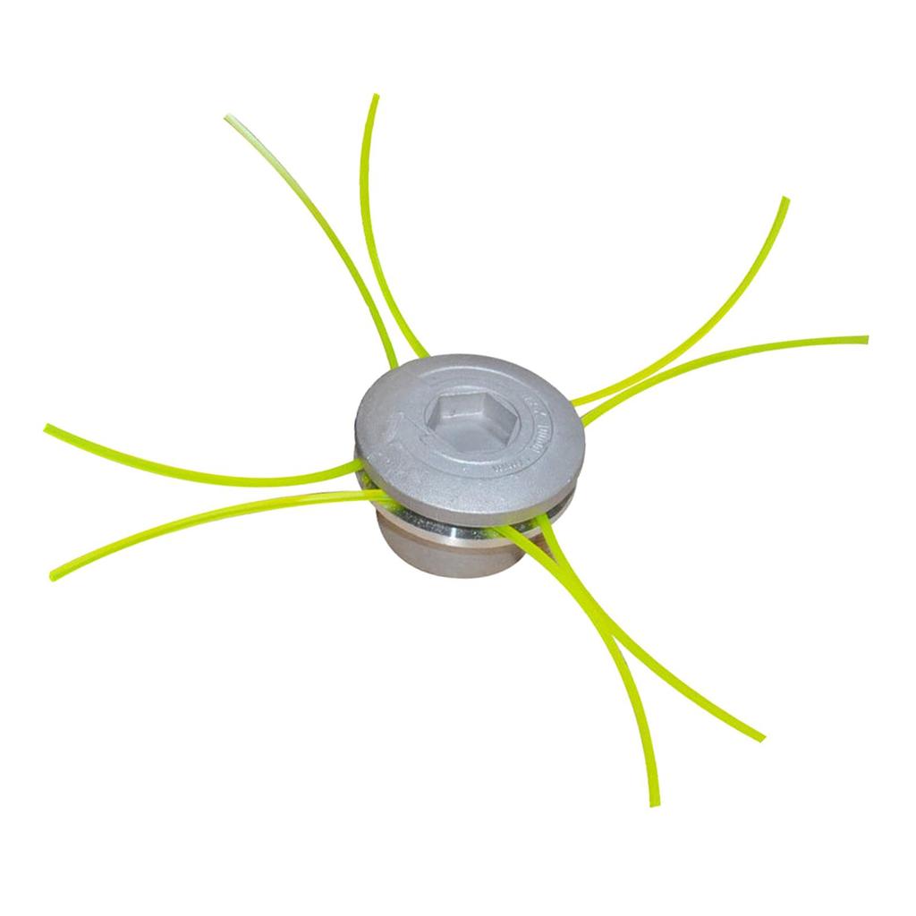 Aluminium Trimmer Head Spool Set with 4 Mower Rope Replaces Compact Durable
